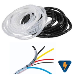 Dây xoắn ruột gà, gen bọc dây điện phi 4, phi 6, phi 8, phi 10, phi 12, phi 15,20,24,30