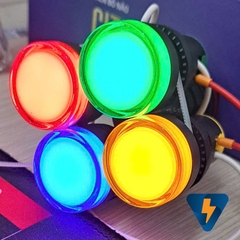 Đèn báo pha đèn báo nguồn tín hiệu phi 22 đỏ vàng xanh AD22-22DS R,Y,G,B