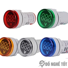 Đèn báo hiện thị điện áp DC phi 22 DNT-DHV6-100DC