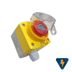 Hộp nút nhấn có nắp che E STOP BOX-1W-EST