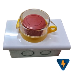 Nút nhấn khẩn cấp dùng cho đế âm báo cháy báo trộm dừng khẩn Emergency Stop