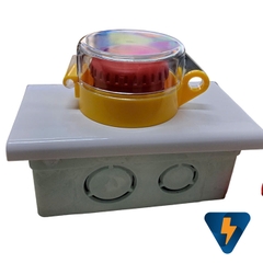 Nút nhấn khẩn cấp dùng cho đế âm báo cháy báo trộm dừng khẩn Emergency Stop