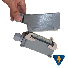 Bộ giắc cắm 24 chân 16A công nghiệp đế nổi