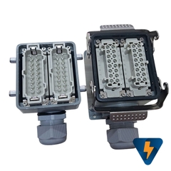 Đầu nối dây công nghiệp 32 chân 16A kiểu đế nổi