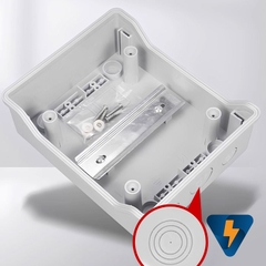 Tủ nhựa 6, 9, 12,18,24, 36 module, gắn MCB Át tép, gắn CB gắn Aptomat