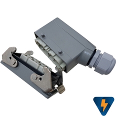 Bộ giắc cắm 6 chân vỏ nhôm 35A /500V công nghiệp