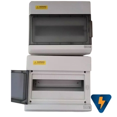 Vỏ tủ điện gắn CB hộp nhựa gắn CB MCB tủ nhựa solar ECO PN-12