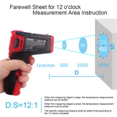 Súng đo nhiệt độ từ xa -50~500 ℃ STX-DNT HT650B đo được nhiệt độ bề mặt kim loại