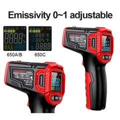 Súng đo nhiệt độ từ xa -50~500 ℃ STX-DNT HT650B đo được nhiệt độ bề mặt kim loại