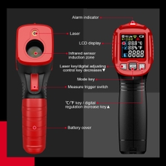 Súng đo nhiệt độ từ xa -50~500 ℃ STX-DNT HT650B đo được nhiệt độ bề mặt kim loại