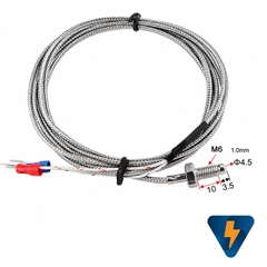 Cảm biến nhiệt độ type K M6 dây dài 3 mét