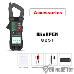 Đồng Hồ Kẹp Dòng Ampe Kìm Tự Động Cao Cấp WinAPEX 8201
