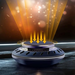 UFO-Shaped Solar Car Fragrance Diffuser