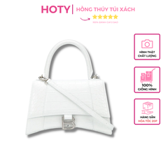 Túi Ba Hourglass Da Rắn Khóa Đen Super (Có hộp)