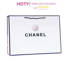 Combo Túi Giấy X Trắng + Hoa - Size 42cm