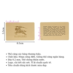 Thẻ Bu Card Bu