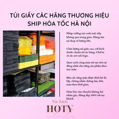 Combo Túi Giấy X Trắng + Hoa - Size 32cm
