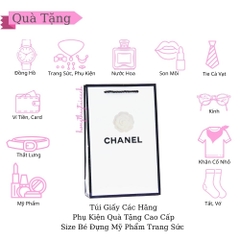 Combo Túi Giấy X Trắng + Hoa - Size 19cm