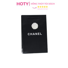 Combo Túi Giấy X Đen + Hoa - Size 19cm