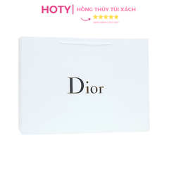 Túi Giấy Di Trắng Chữ Vàng Ô Nổi Size Lớn 42cm