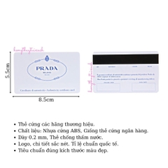 Thẻ Prada Card Prada