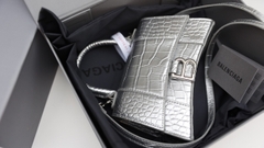 Túi Ba Size 23 Da Cá Sấu Super