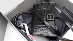 Túi Ba Size 23 Da Cá Sấu Super