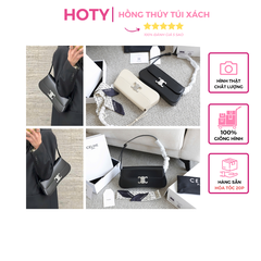 Túi Celine Triomphe Kẹp Nạch Khóa Bạc