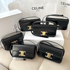 Túi Celine Triomphe Dáng Ngang Dây da Size 19cm Có 2 Hộp