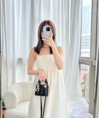 Túi Di Lady Da Lì Khóa Vàng Size 12cm Có 2 hộp