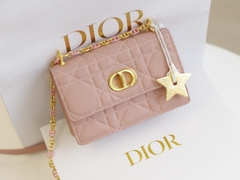 Túi Dior Caro mini Khóa Vàng Size 19cm Có 2 hộp