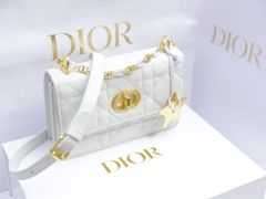 Túi Dior Caro mini Khóa Vàng Size 19cm Có 2 hộp