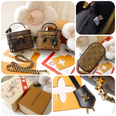 Túi L Vanity Mini Size 15cm Có 2 hộp