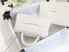 Túi xách X Coco Da Sần Khóa Vàng Size 23cm Có 2 hộp