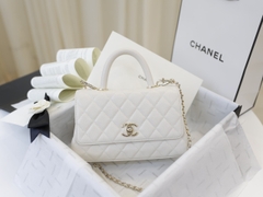 Túi xách X Coco Da Sần Khóa Vàng Size 23cm Có 2 hộp