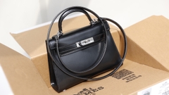 Túi Hm  Kelly Da Swift Khóa Bạc Size 20cm Có 2 hộp