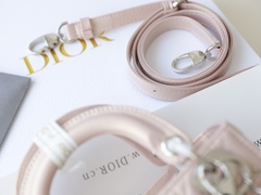 Túi Di Lady Da Lì Khóa Bạc Size 17cm Có 2 Hộp
