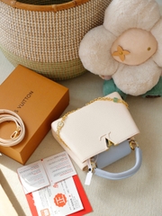 Túi L Capu Size Lớn 27cm Charm Xích Ổ Khóa