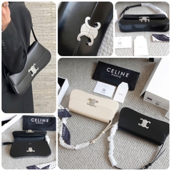 Túi Celine Triomphe Kẹp Nạch Khóa Bạc