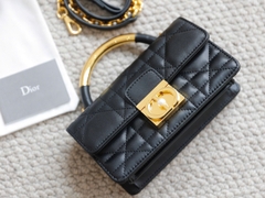 Túi Di Ange Caro Quai Sắt Khóa Ngọc Size 20cm 4401