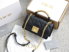 Túi Di Ange Caro Quai Sắt Khóa Ngọc Size 20cm 4401