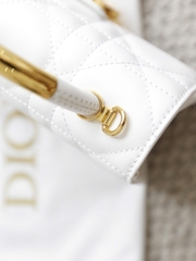 Túi Di Ange Caro Quai Sắt Khóa Ngọc Size 20cm 4401