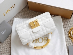 Túi Di Ange Caro Quai Sắt Khóa Ngọc Size 20cm 4401