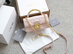 Túi Di Ange Caro Quai Sắt Khóa Ngọc Size 20cm 4401