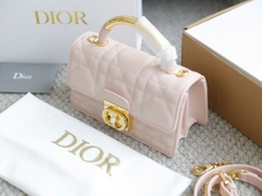 Túi Di Ange Caro Quai Sắt Khóa Ngọc Size 20cm 4401