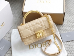 Túi Di Ange Caro Quai Sắt Khóa Ngọc Size 20cm 4401