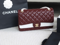 Túi Xách X Classic Da Trơn Khóa Vàng Size 25cm Có 2 hộp