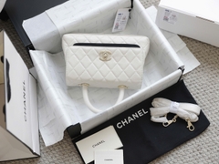 Túi xách X Coco Da Sần Khóa Vàng Size 23cm Có 2 hộp
