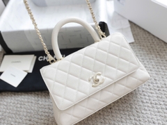 Túi xách X Coco Da Sần Khóa Vàng Size 23cm Có 2 hộp
