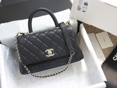 Túi xách X Coco Da Sần Khóa Vàng Size 23cm Có 2 hộp